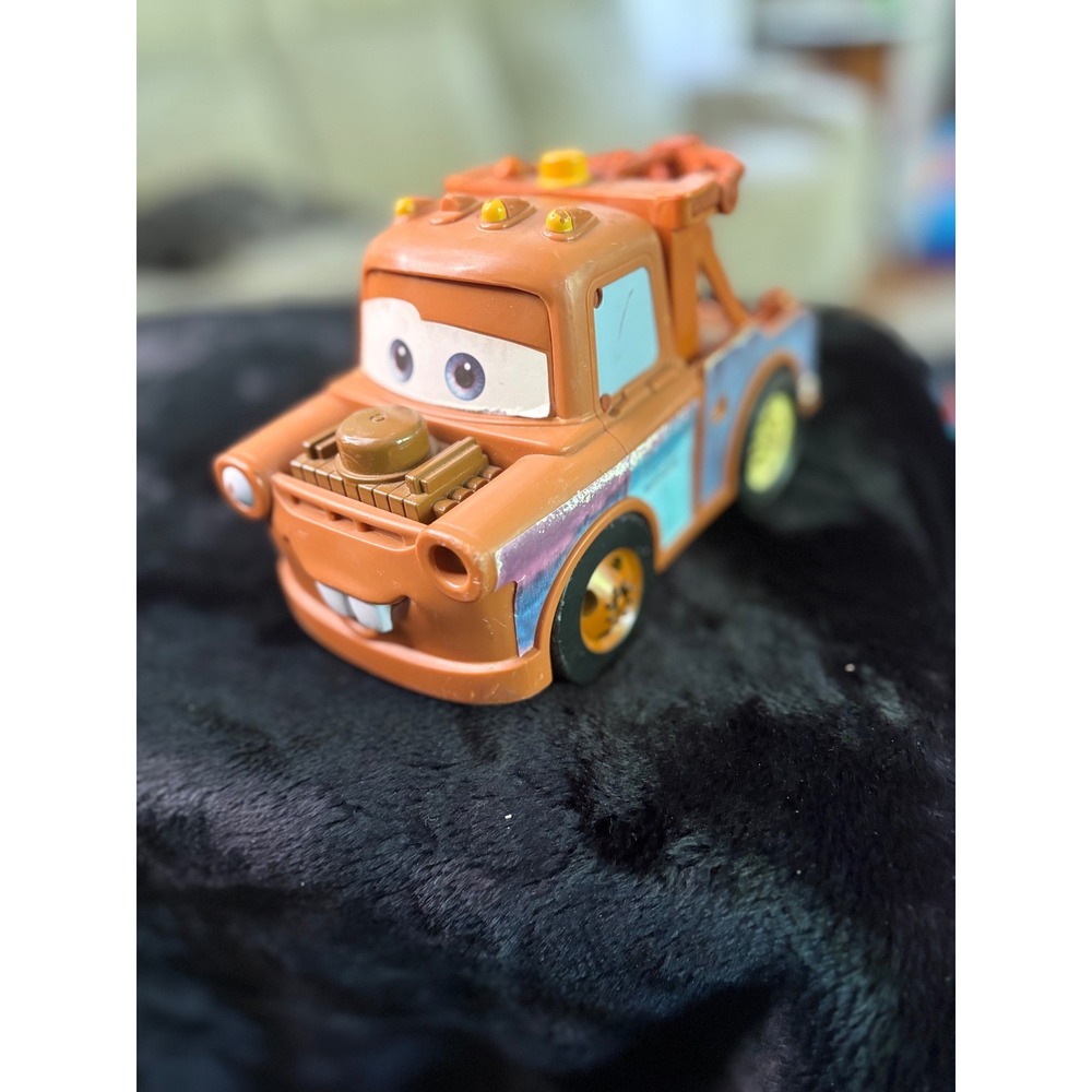 Disney Pixar Cars‎ Tow Mater RC Truck Mattel 49MHz Brown Radiator Springs Toy